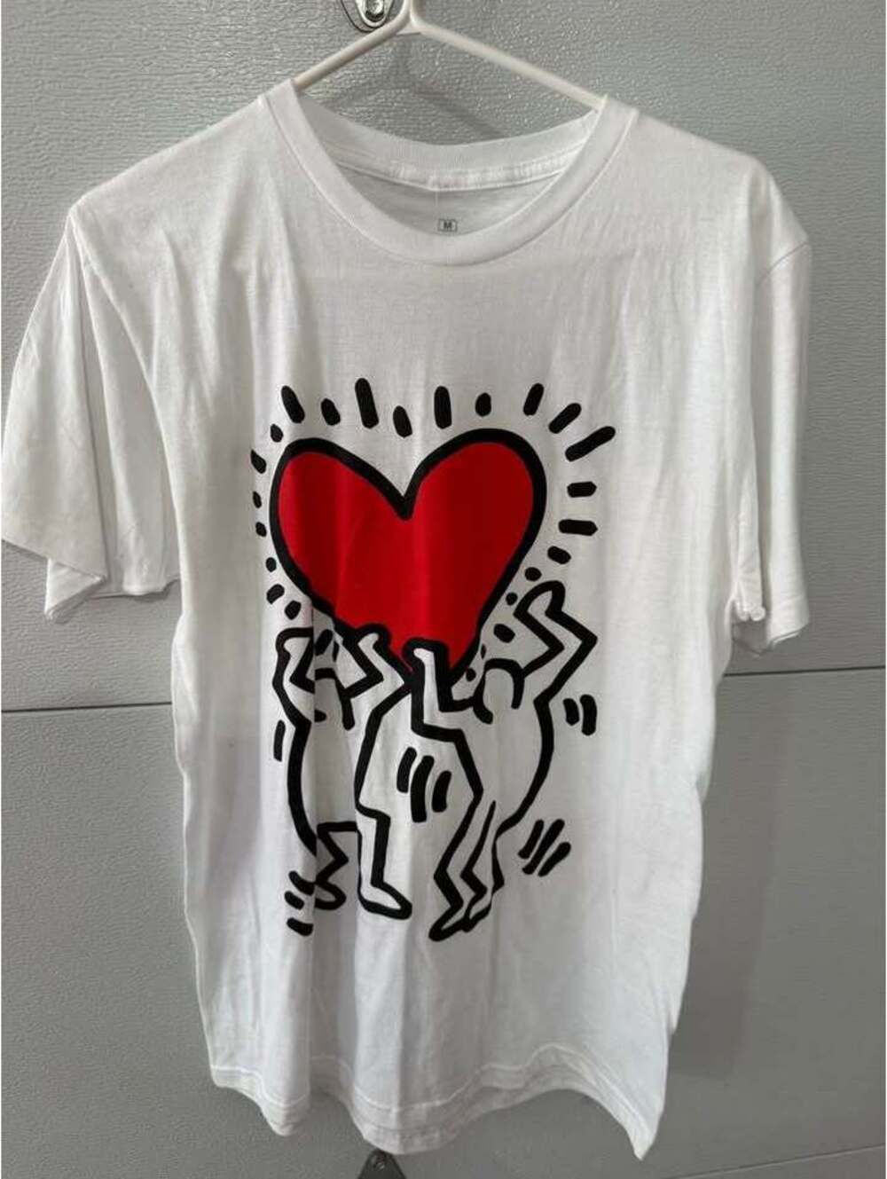 NWT Keith Haring Ripple Junction Heart T-Shirt Size Medium